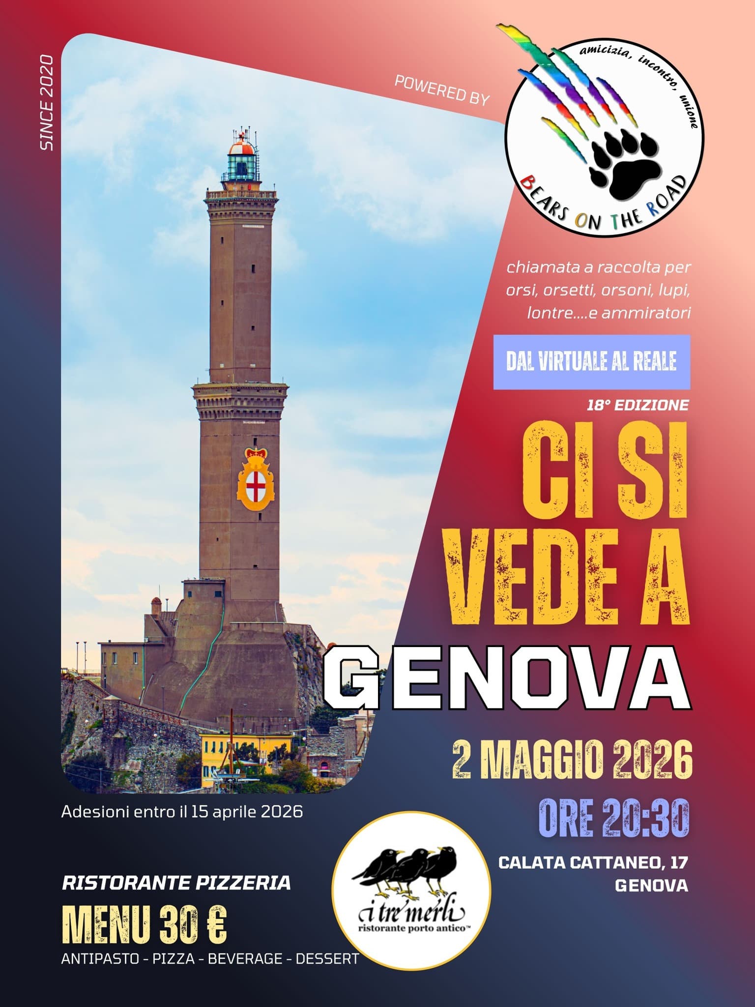 Locandina CI SI VEDE A...GENOVA