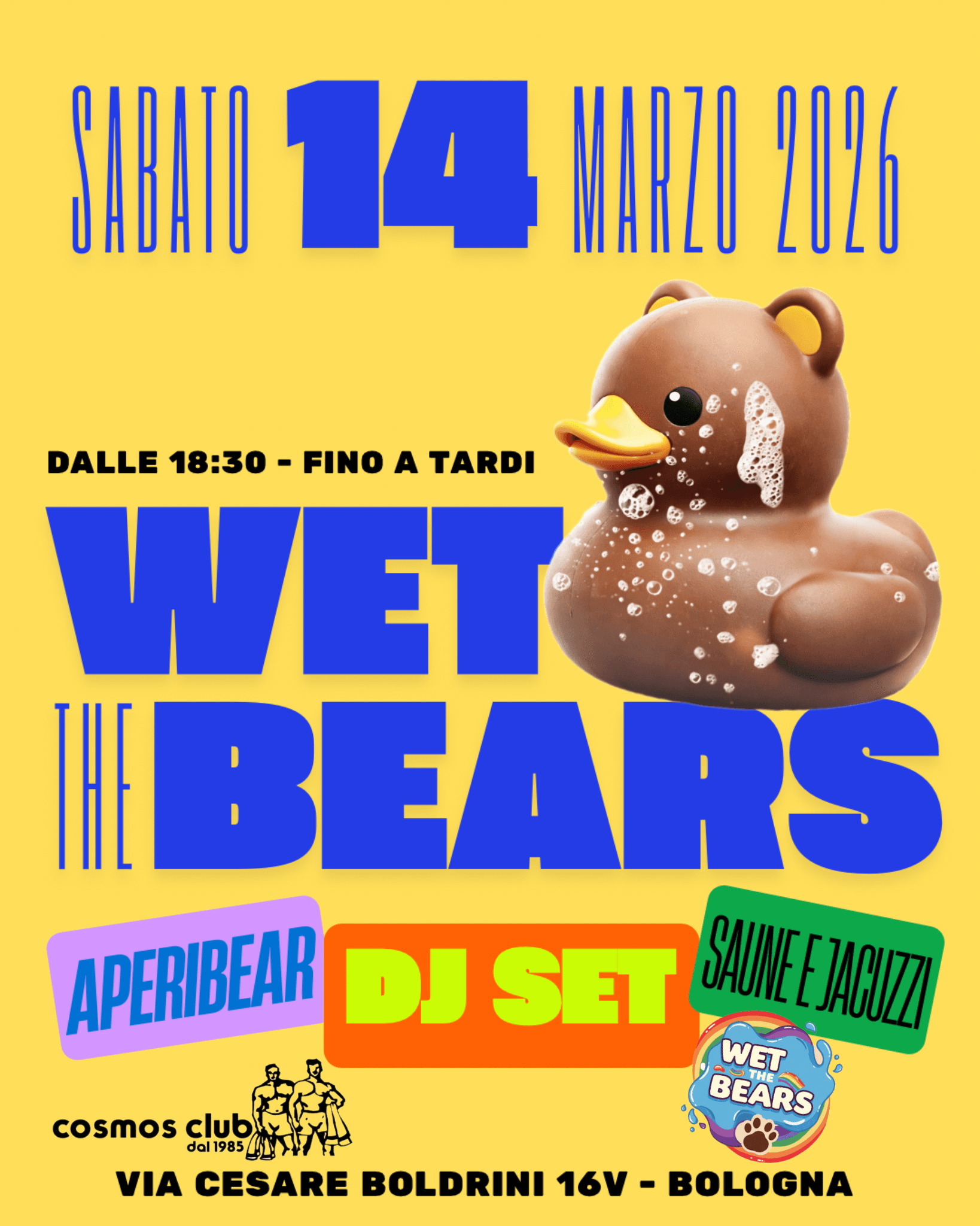 Locandina WET THE BEARS