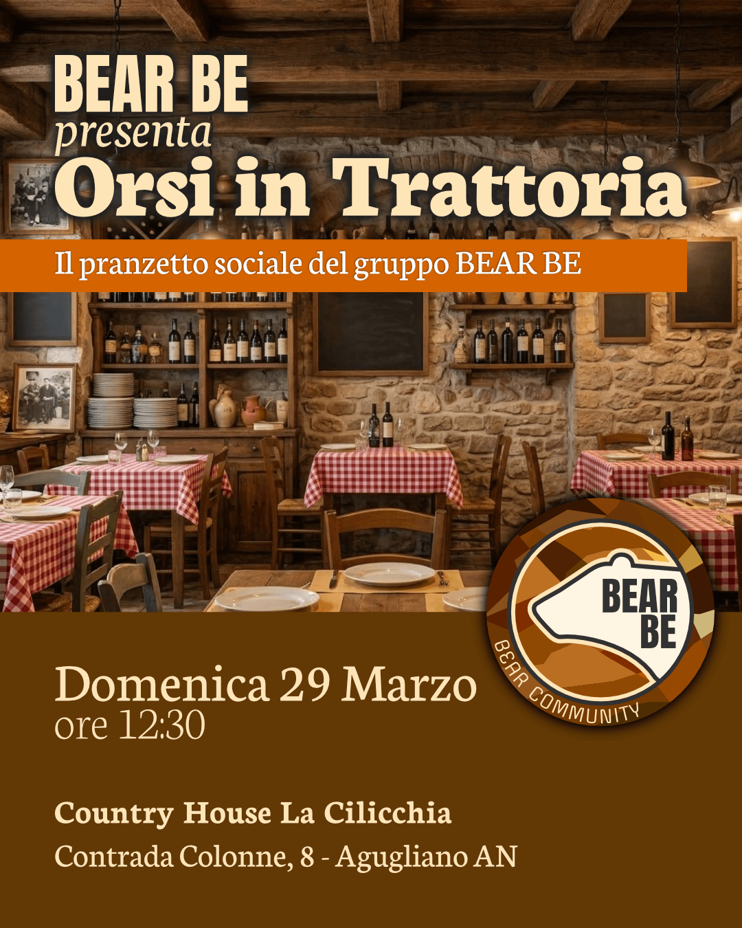 Locandina Orsi in Trattoria
