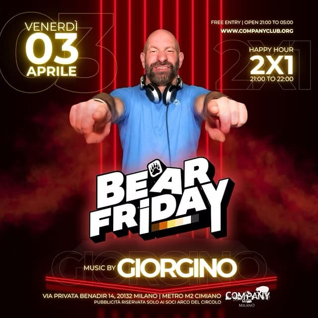 Locandina BEAR FRIDAY