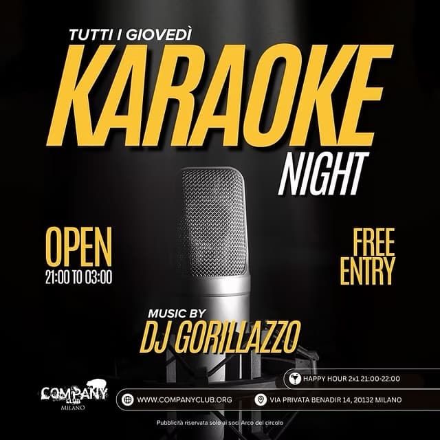 Locandina KARAOKE
