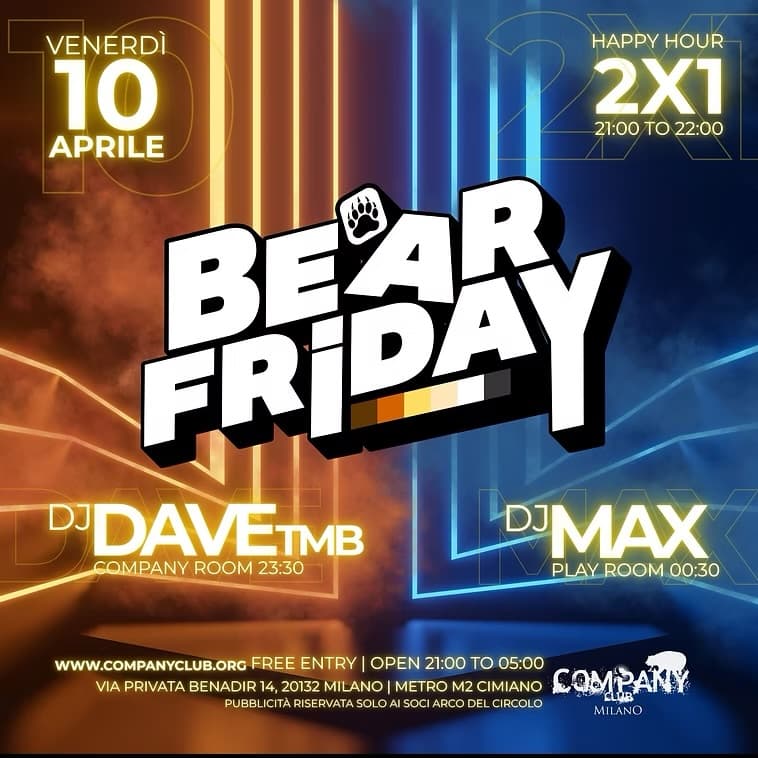 Locandina BEAR FRIDAY