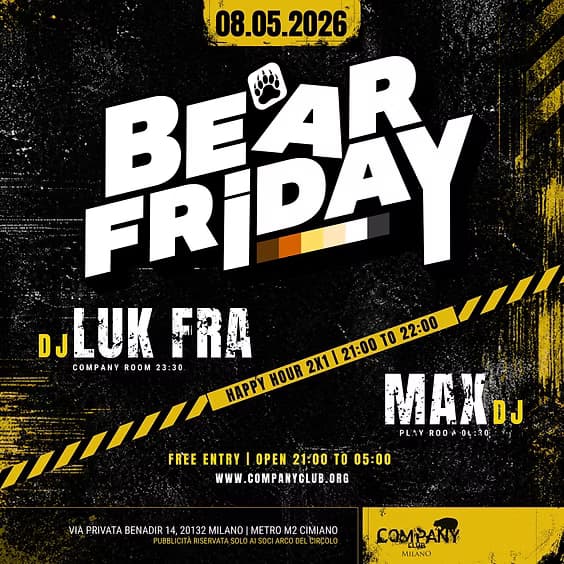 Locandina BEAR FRIDAY