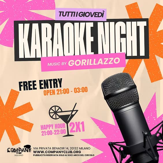Locandina KARAOKE