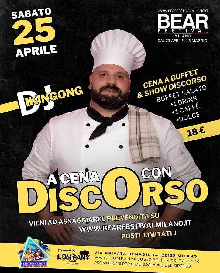 Locandina A CENA CON DISCORSO