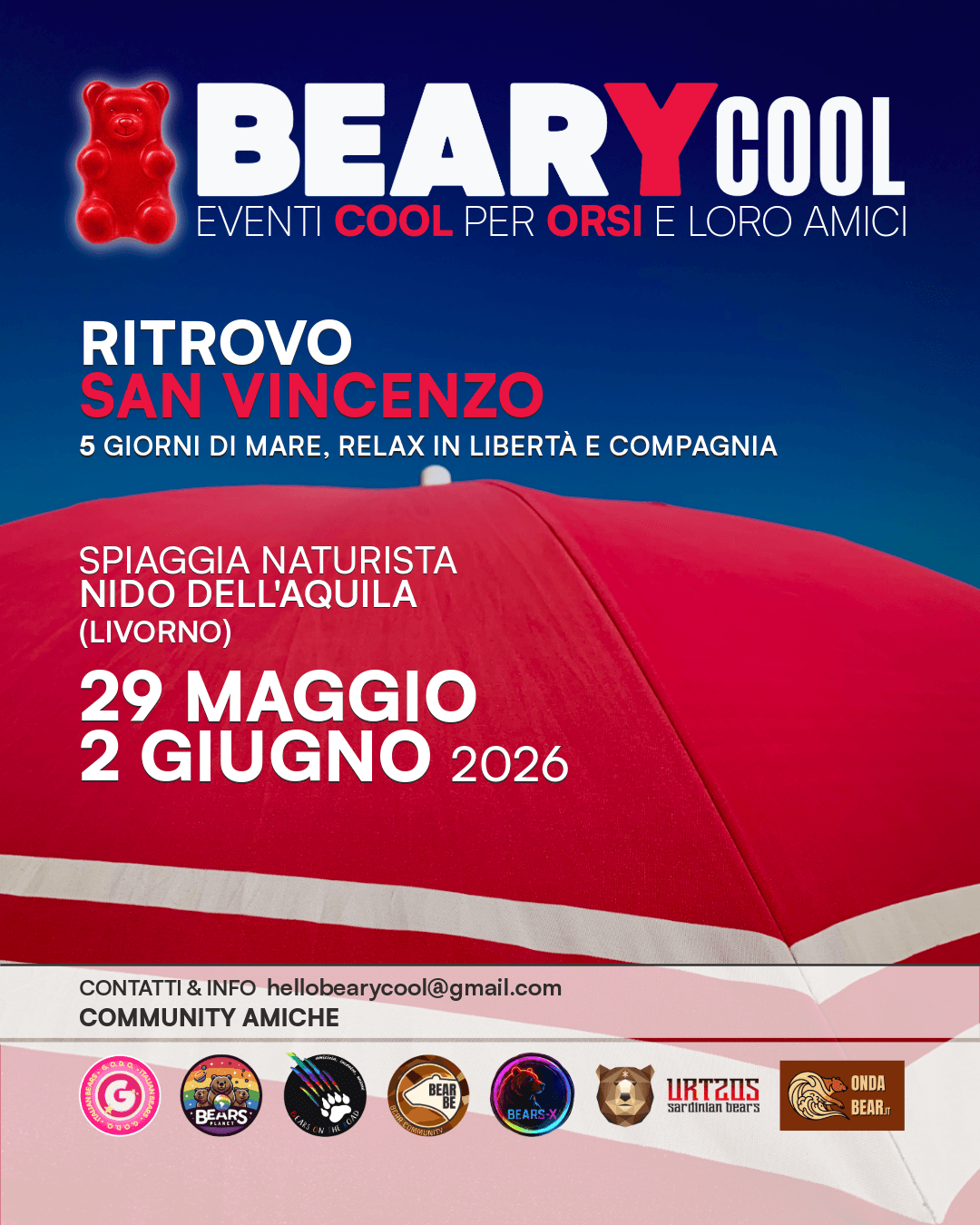 Locandina BEARYcool: SAN VINCENZO SHORE 2026