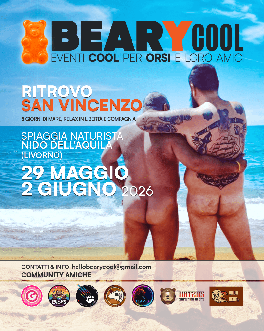 Locandina BEARYcool: SAN VINCENZO SHORE 2026
